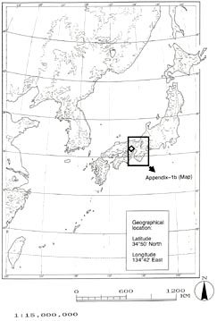 MAP INDICATING THE LOCATION OF THE PROPERTY:The Location in JAPAN