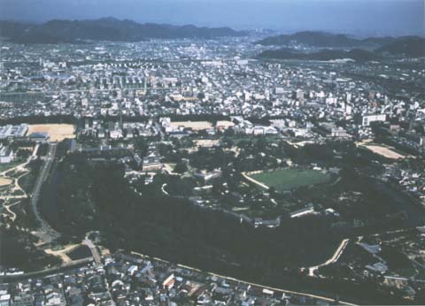 3 Aerial View of castle (from west to east)