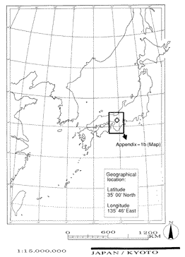 The Location in JAPAN
