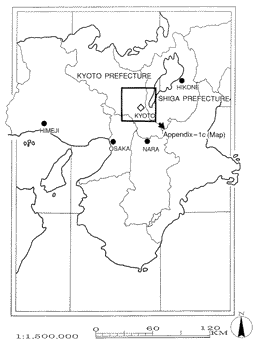 The Location in the Kinki Area