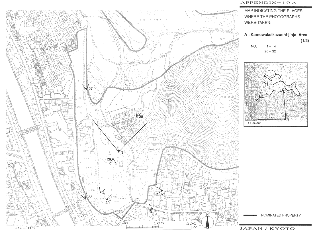 Map:Kamowakeikazuchi-jinja Area