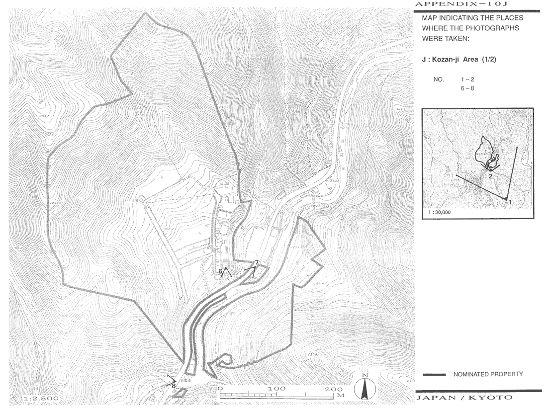 Map:Kozan-ji Area