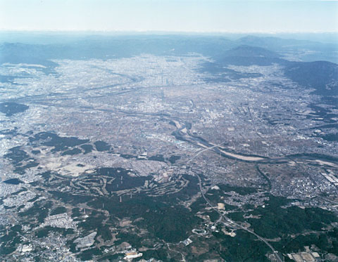 2 Aerial view of Kyoto city