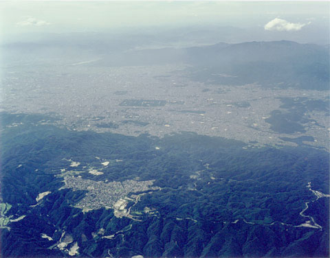 3 Aerial view of Kyoto city