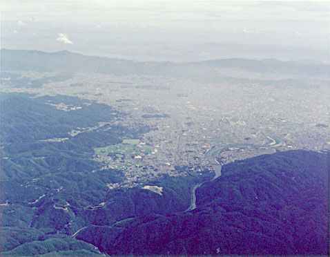4 Aerial view of Kyoto city