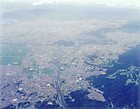 5 Aerial view from Uji city