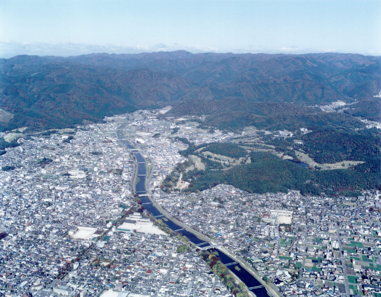 A-1 Aerial view of Kamowakeikazuchi-jinja