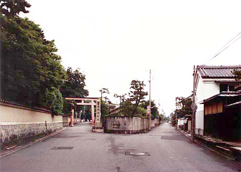B-23 Area in front of the main gate