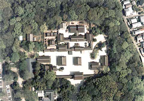 B-4 Aerial view of Kamomioya-jinja