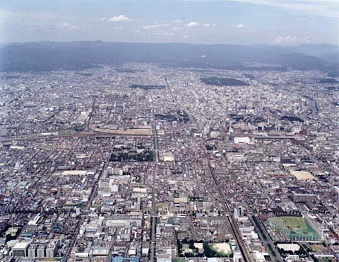 C-1 Aerial view of Kyo-o-gokoku-ji