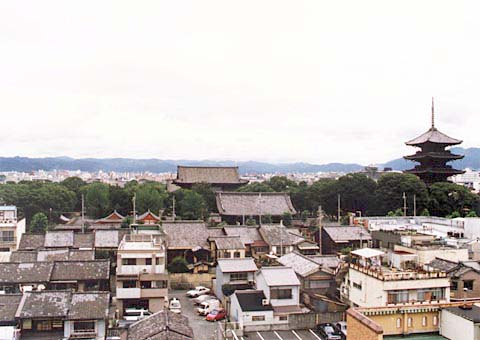 C-4 Aerial view of Kyo-o-gokoku-ji