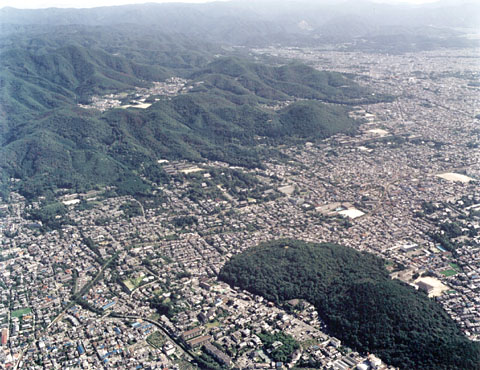 G-1 Aerial view of Ninna-ji