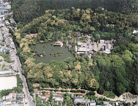 M-2 Aerial view of Rokuon-ji