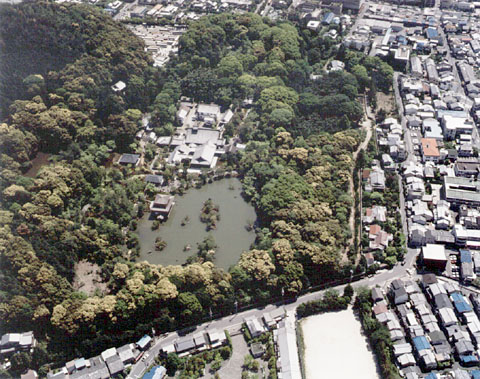 M-4 Aerial view of Rokuon-ji