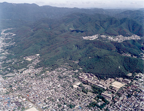 O-1 Aerial view of Ryoan-ji