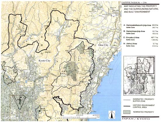 MAP INDICATING THE PROPERTY AND THE SURROUNDING NATURAL AND BUILT ENVIRONMENT