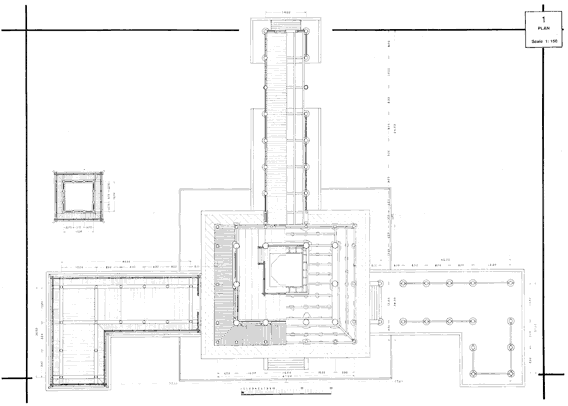 DETAILED RECORD DRAWINGS OF THE BYODO-IN HO-O-DO (after repair) 1.Plan
