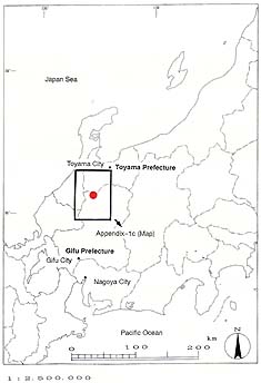 The Location in Japan