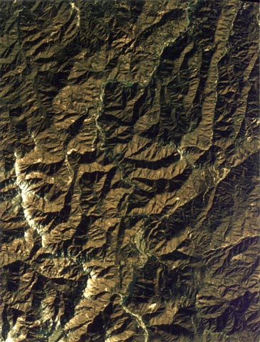1-2. Satellite Photos: Shirakawa-go / Gokayama area