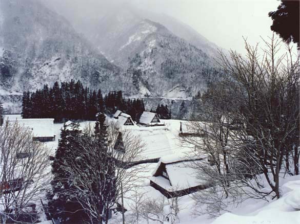 5-1. Winter scene, Suganuma Village