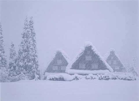 5-2. Snowfall, Ogimachi Village