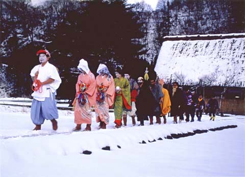 5-6. New Year celebration, Ogimachi Village