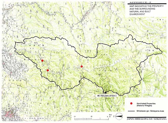 MAP INDICATING THE PROPERTY AND THE SURROUNDING NATURAL AND BUILT ENVIRONMENT