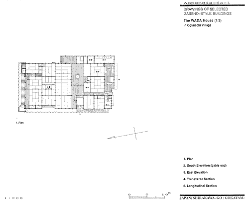 DRAWINGS OF SELECTED GASSHO-STYLE BUILDINGS