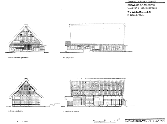 DRAWINGS OF SELECTED GASSHO-STYLE BUILDINGS