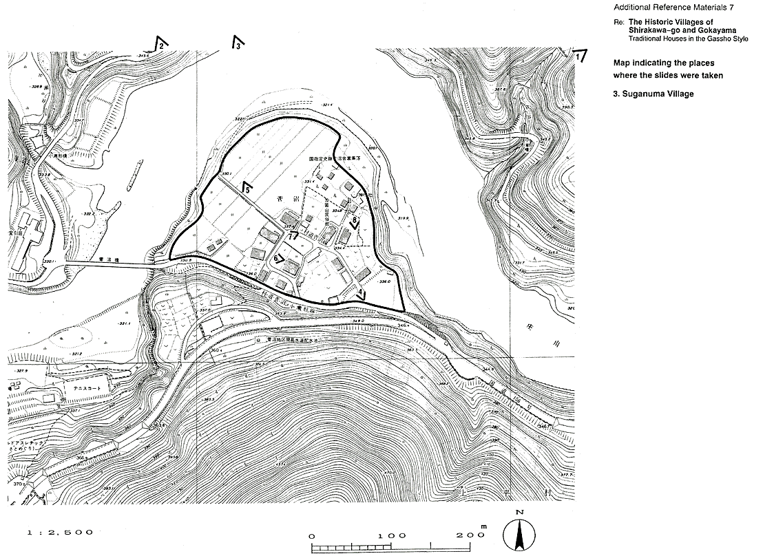 MAP INDICATING THE PLACES WHERE THE SLIDES WERE TAKEN
